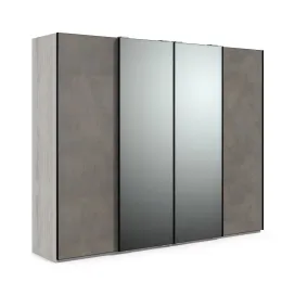 Sliding wardrobe for clothes